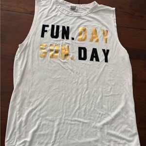 Women’s Sunday Fun Day muscle tank top